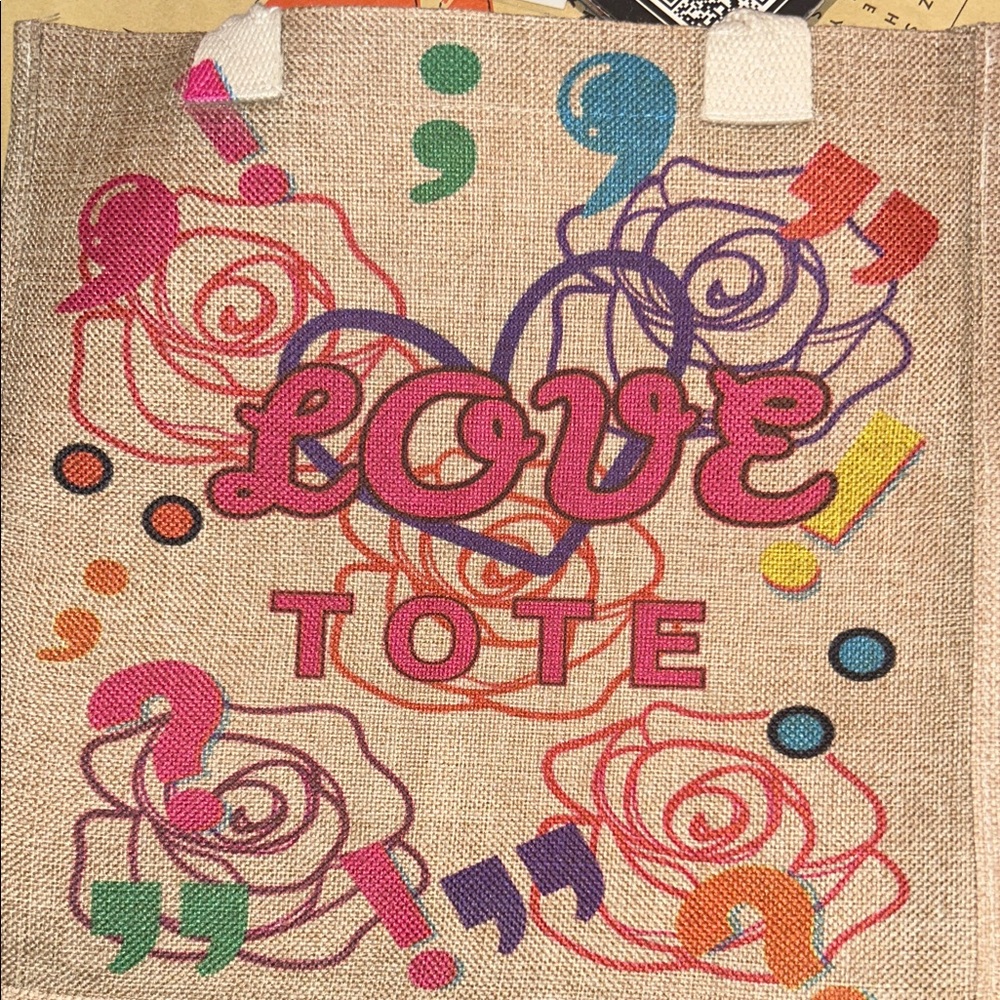 Colorful Love Tote Bag